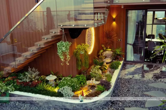 Dự án Thi công vườn trên mái căn Penthouse